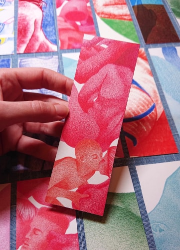 Marques-page "maison" 5x15cm