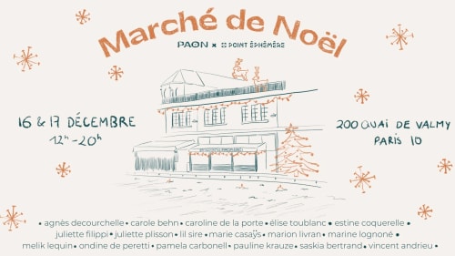Marché de Noël - Le Paon x Point Éphémère