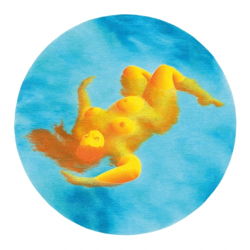 En eaux tendres - 30x30cm