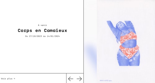 Exposition "Corps en camaïeux" - galerie that's what x said