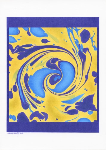 Spirale marbrée