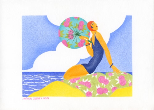 La baigneuse de René Vincent