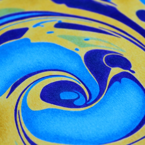 Spirale marbrée