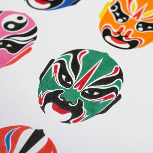 Masques d'opéra chinois