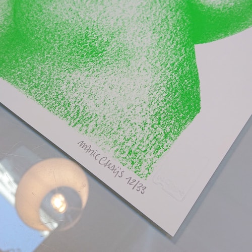 Le bouli vert pomme - 30x30cm