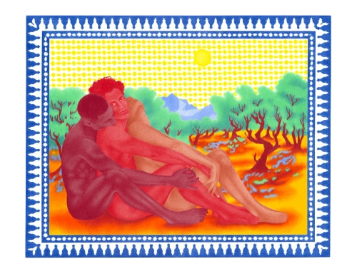 Quatro sóis - 50x65cm