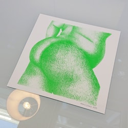 Le bouli vert pomme - 30x30cm