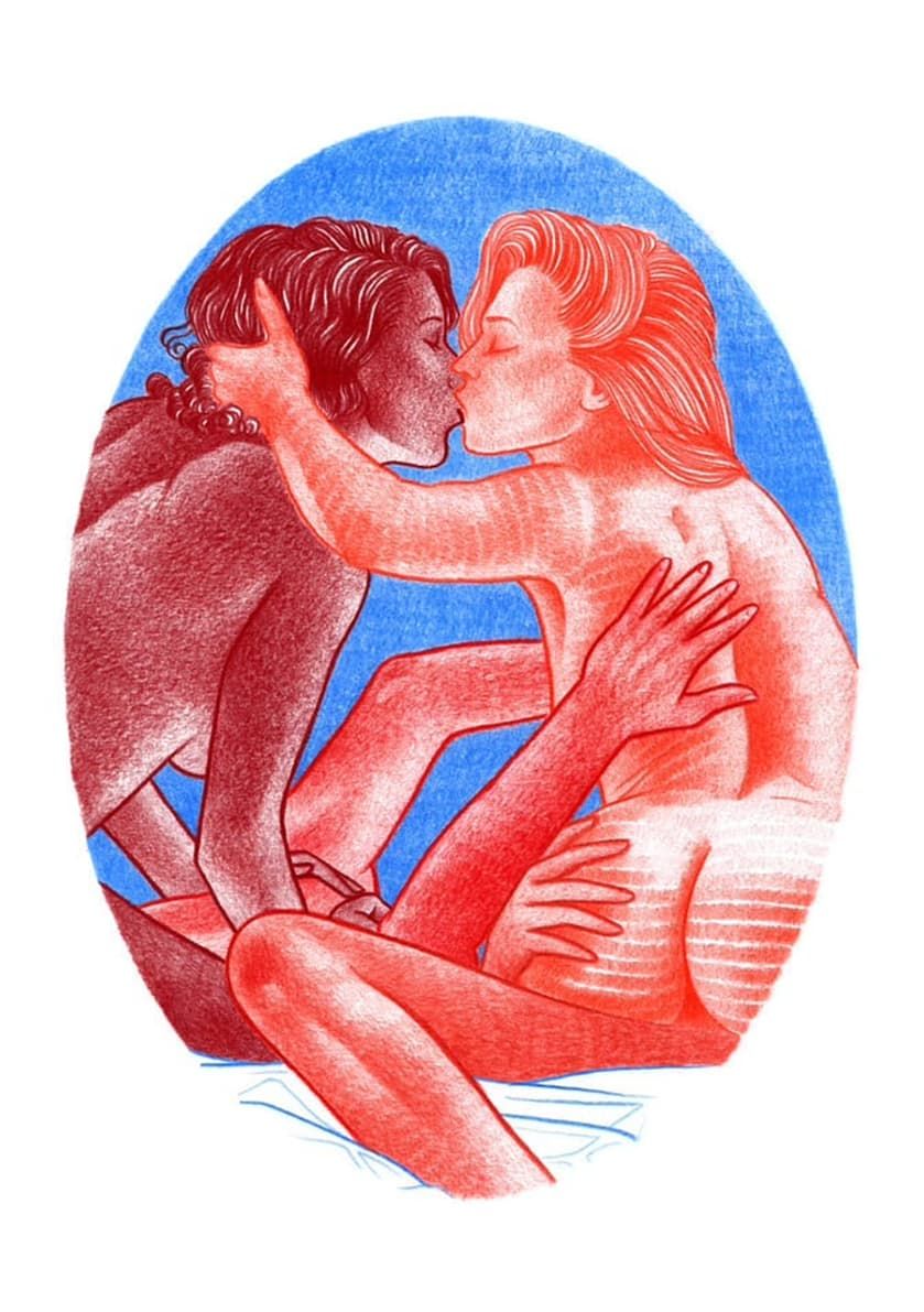 Beaucoup d'amour - reproduction dessin A3