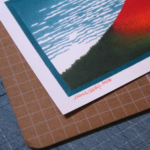 Le Fuji rouge