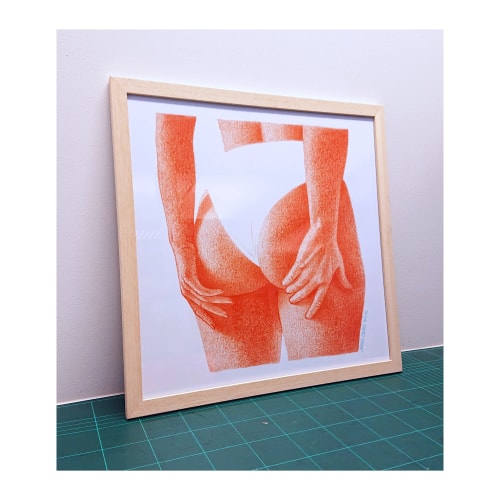 La culottée - 40x40cm encadré