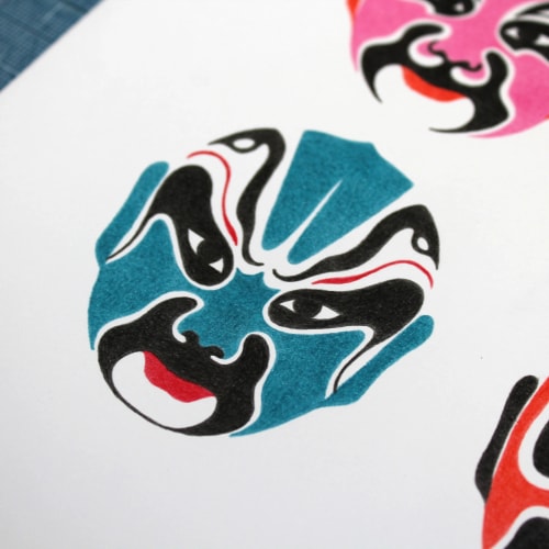 Masques d'opéra chinois