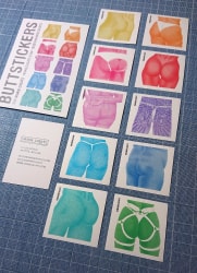 BUTT stickers
