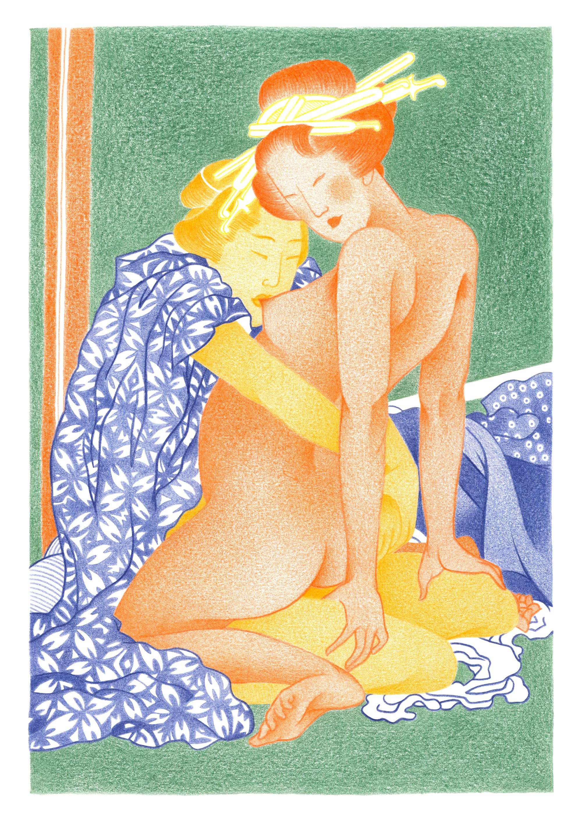 Boulisan, le couple 02 - reproduction dessin A3