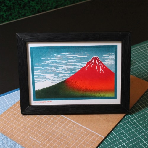 Le Fuji rouge