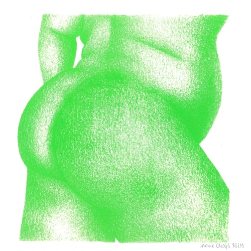 Le bouli vert pomme - 30x30cm