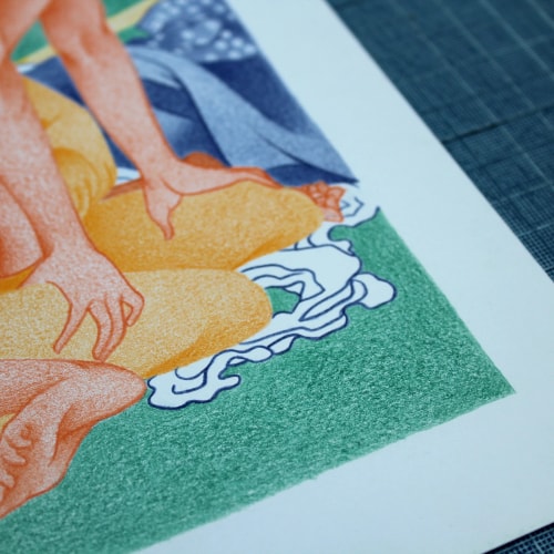 Boulisan, le couple Hokusai