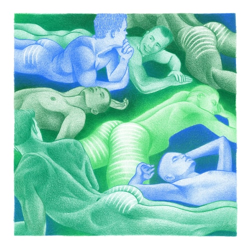 Le marais enchanté - 30x30cm