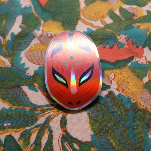 Masques Kitsune - stickers