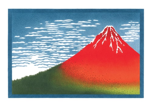 Le Fuji rouge - A5