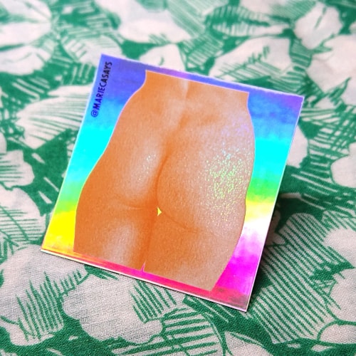 BUTT stickers - holographique