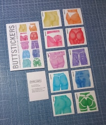 BUTT stickers