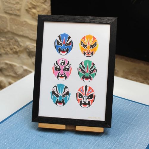 Masques d'opéra chinois