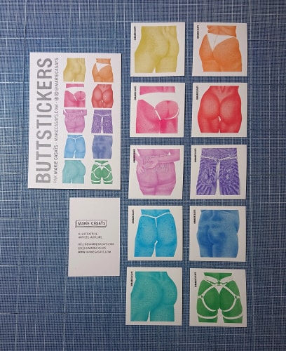 BUTT stickers