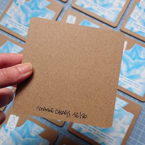 Grains de Peau - dessous de verre x éditions La Raclure