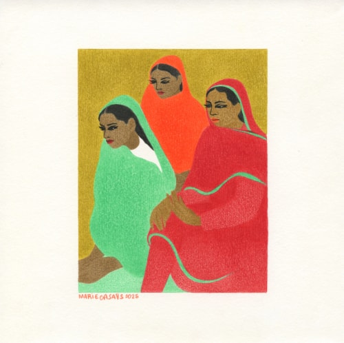 Groupe de trois filles