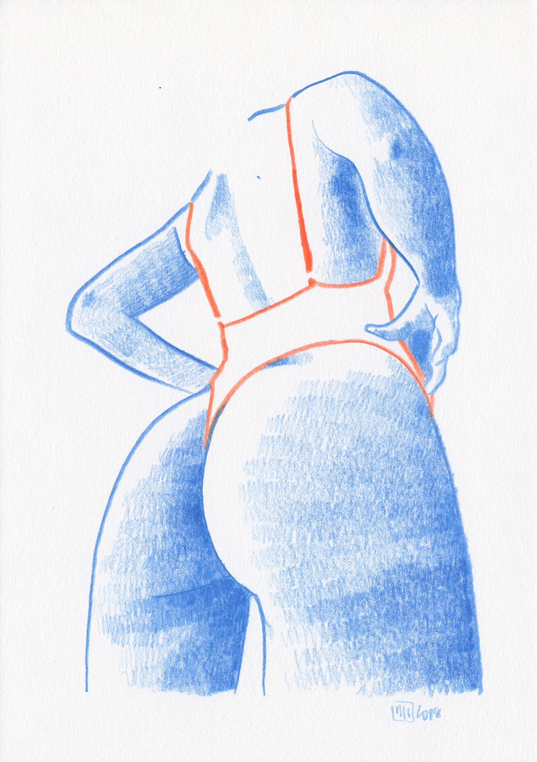 Body UO 02 - dessin original A5