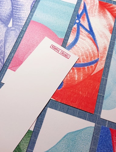 Marques-page "maison" 5x15cm