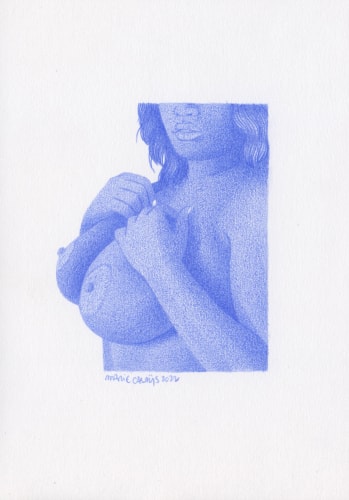 12 octobre : poitrine bleue