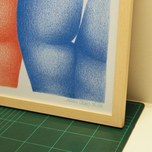 My ass my rules - 40x40cm encadré