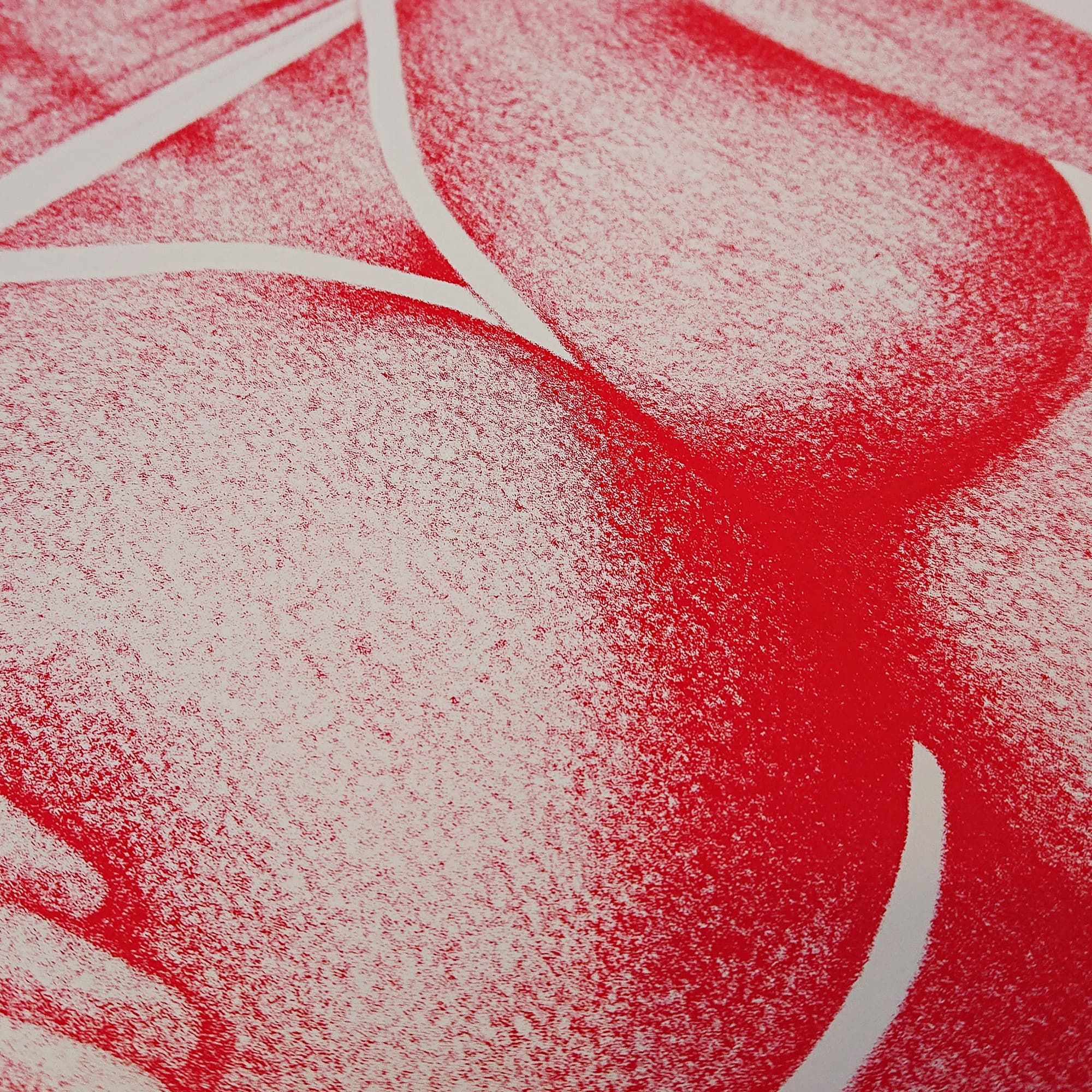 Le bouli rouge - sérigraphie 30x30cm