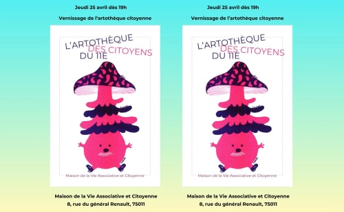 Vernissage de l'arthothèque citoyenne