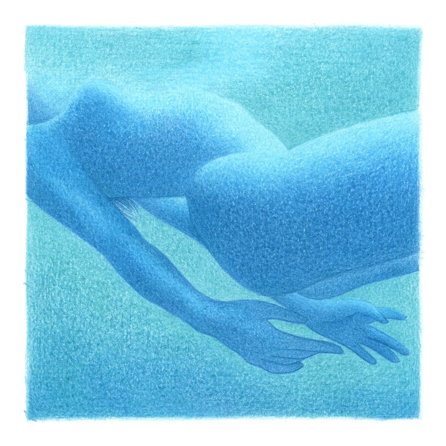 La sorcière - reproduction dessin 30x30cm