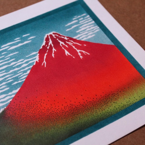 Le Fuji rouge