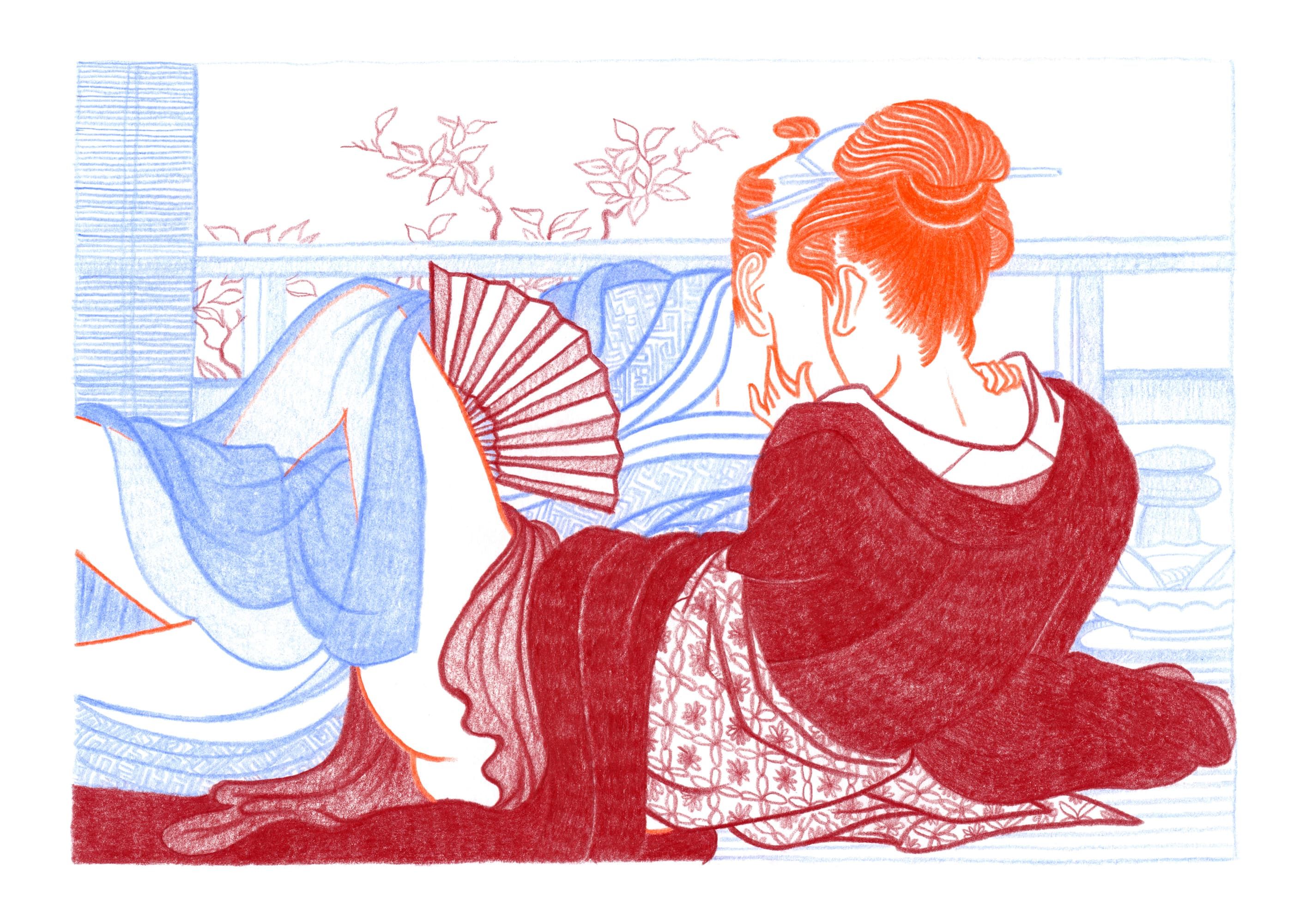Boulisan, le couple 01 - reproduction dessin A4