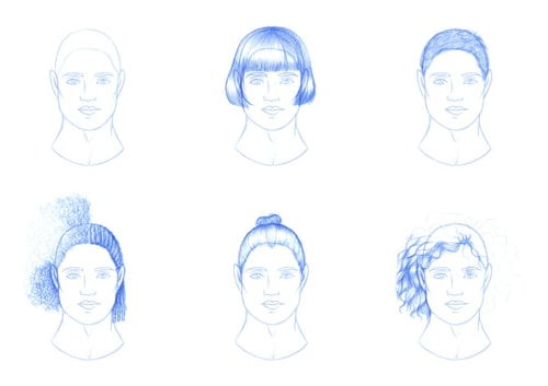 Cours en ligne Le Paon - Dessiner un portrait : zoom sur les cheveux