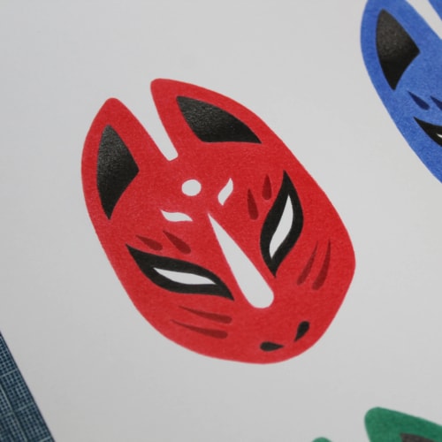 Masques Kitsune