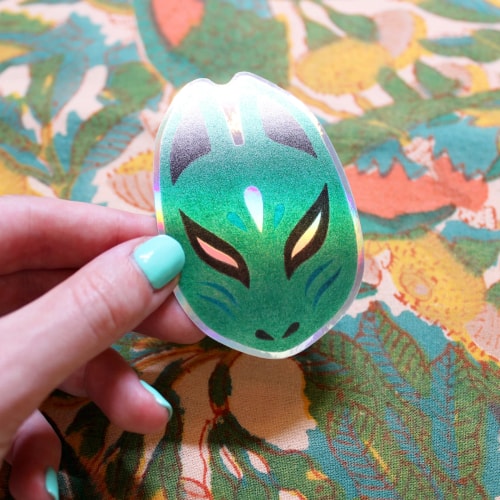 Masques Kitsune - stickers