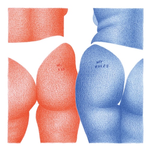 My ass my rules - 40x40cm
