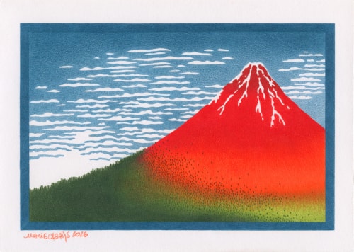 Le Fuji rouge