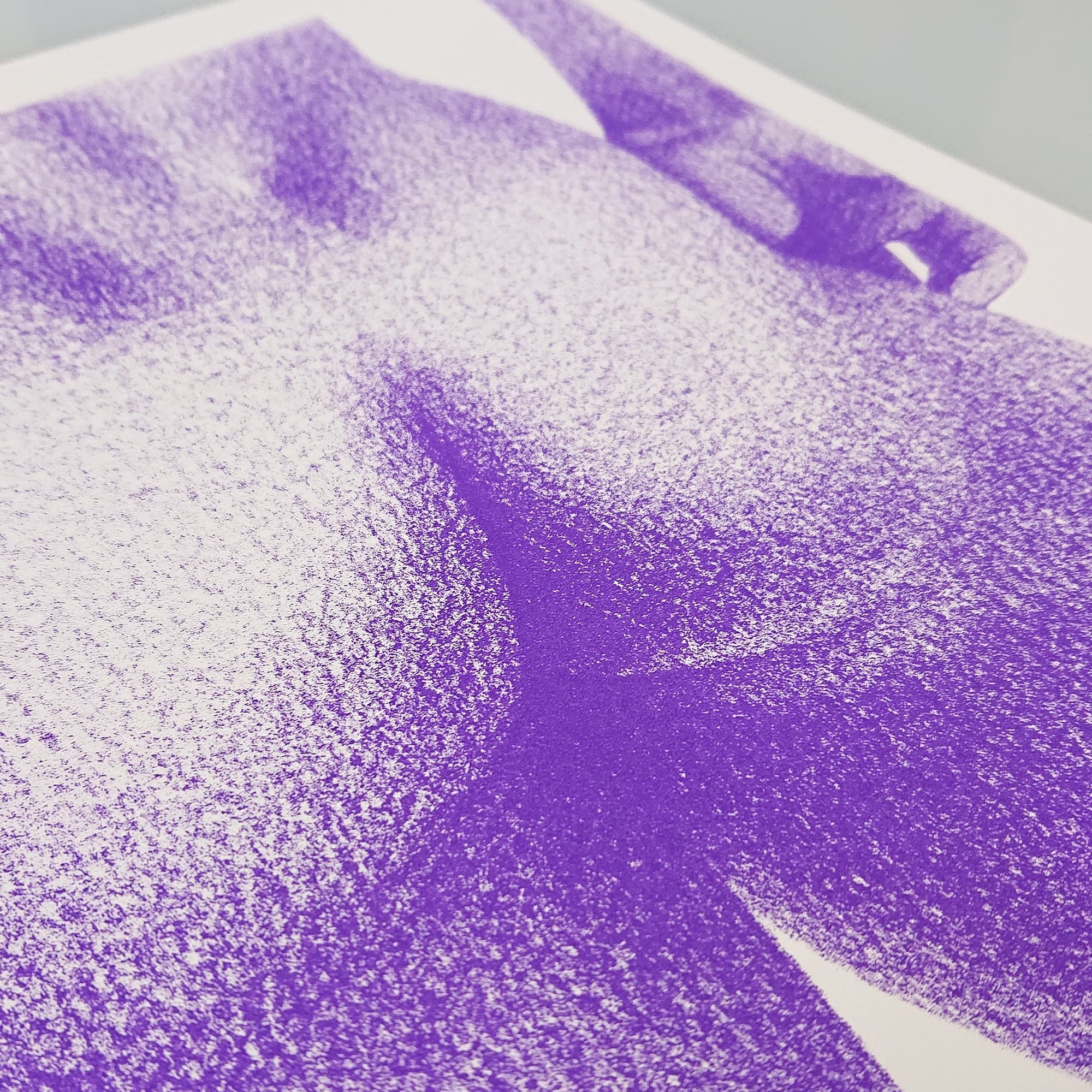 Le bouli violet - tirage d'art 30x30cm
