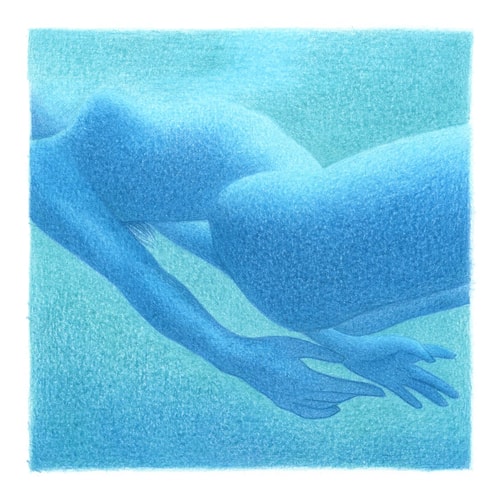 La sorcière - 40x40cm