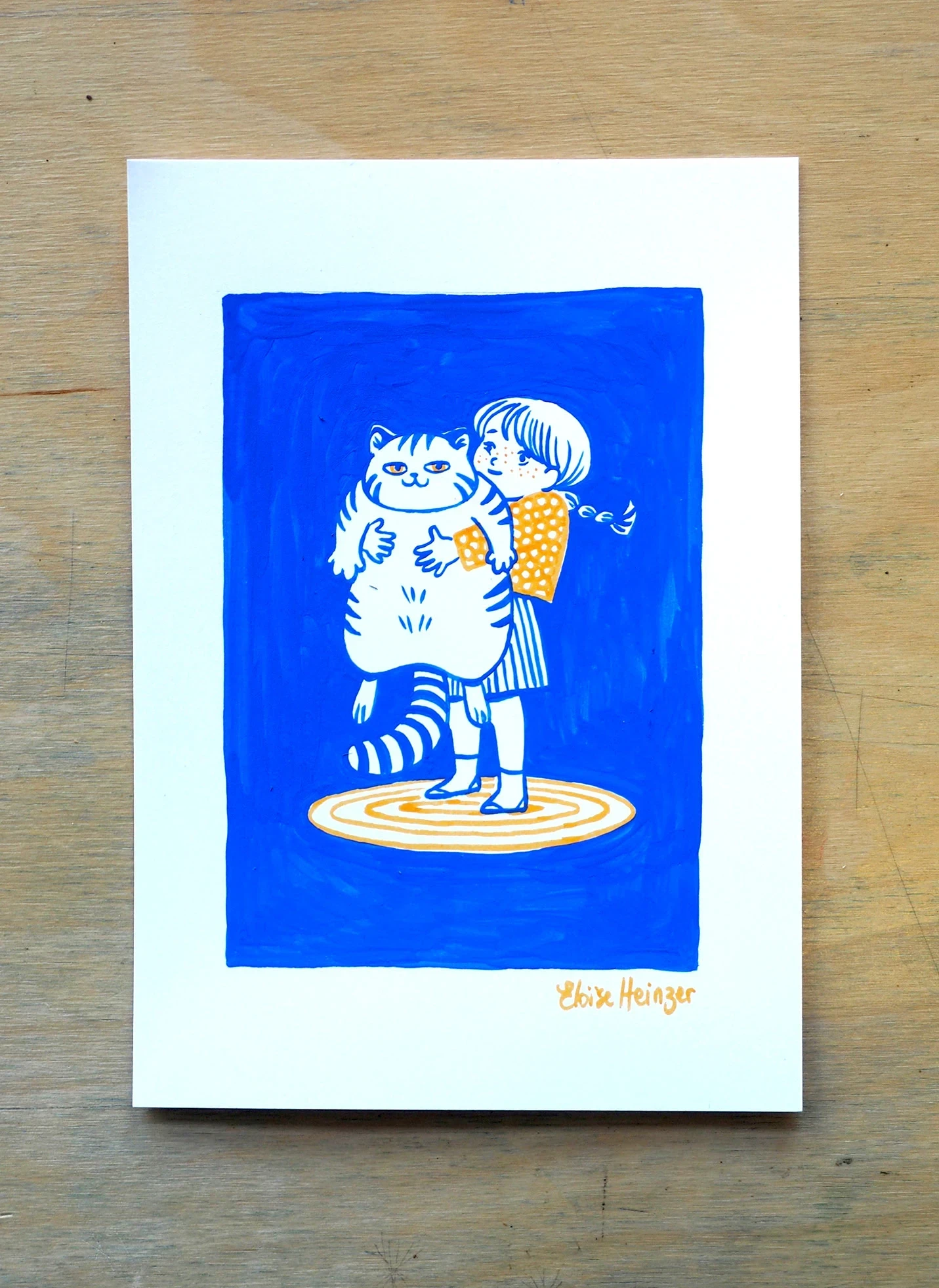 Illustration A5 - Inktober 2025 • N°9 Lourd