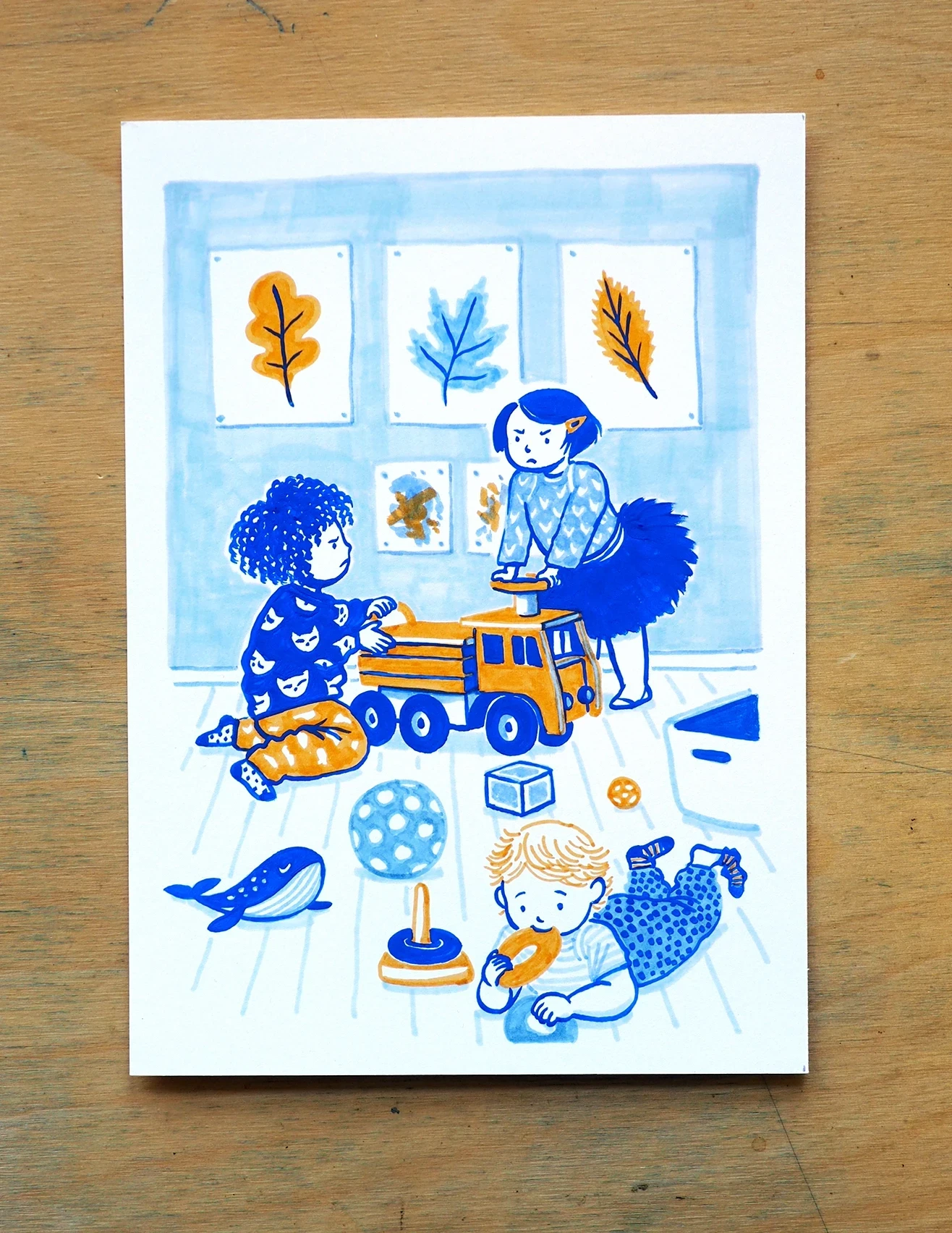 Illustration A5 - Inktober 2025 • N°20 Rivaux