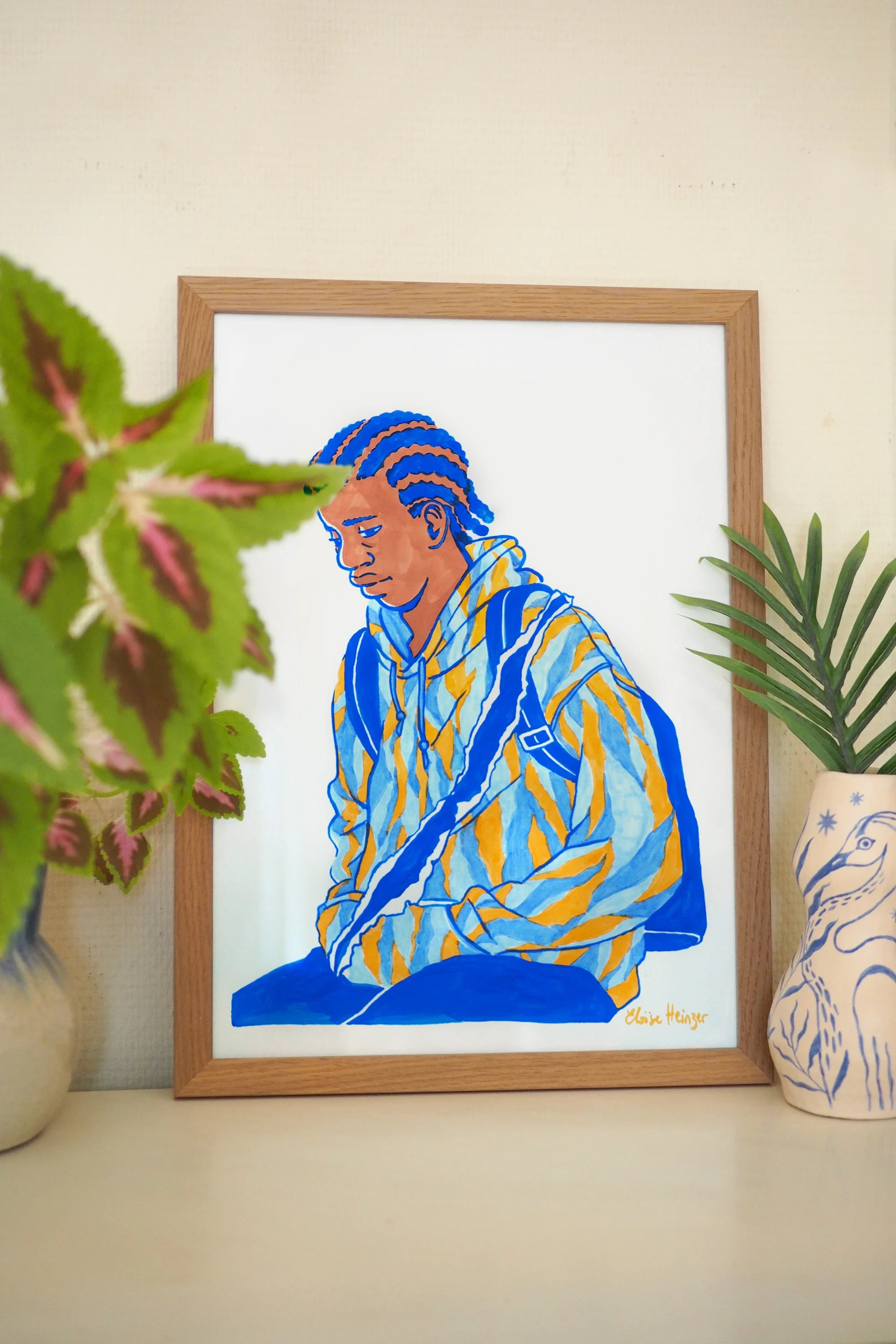 Illustration A4 - Inktober 2025 • N°12 Déchirement