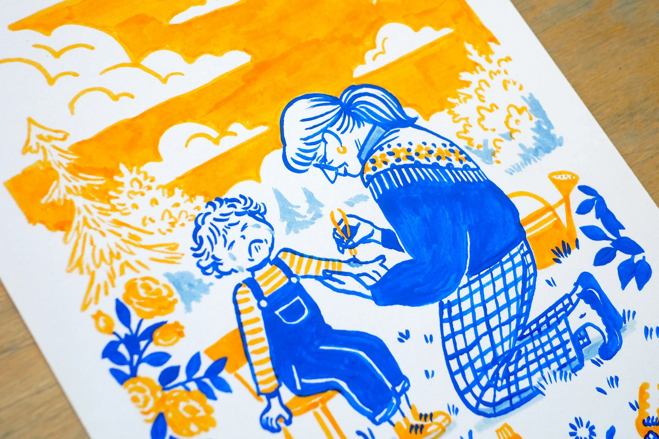 Illustration A5 - Inktober 2025 • N°11 Piqûre