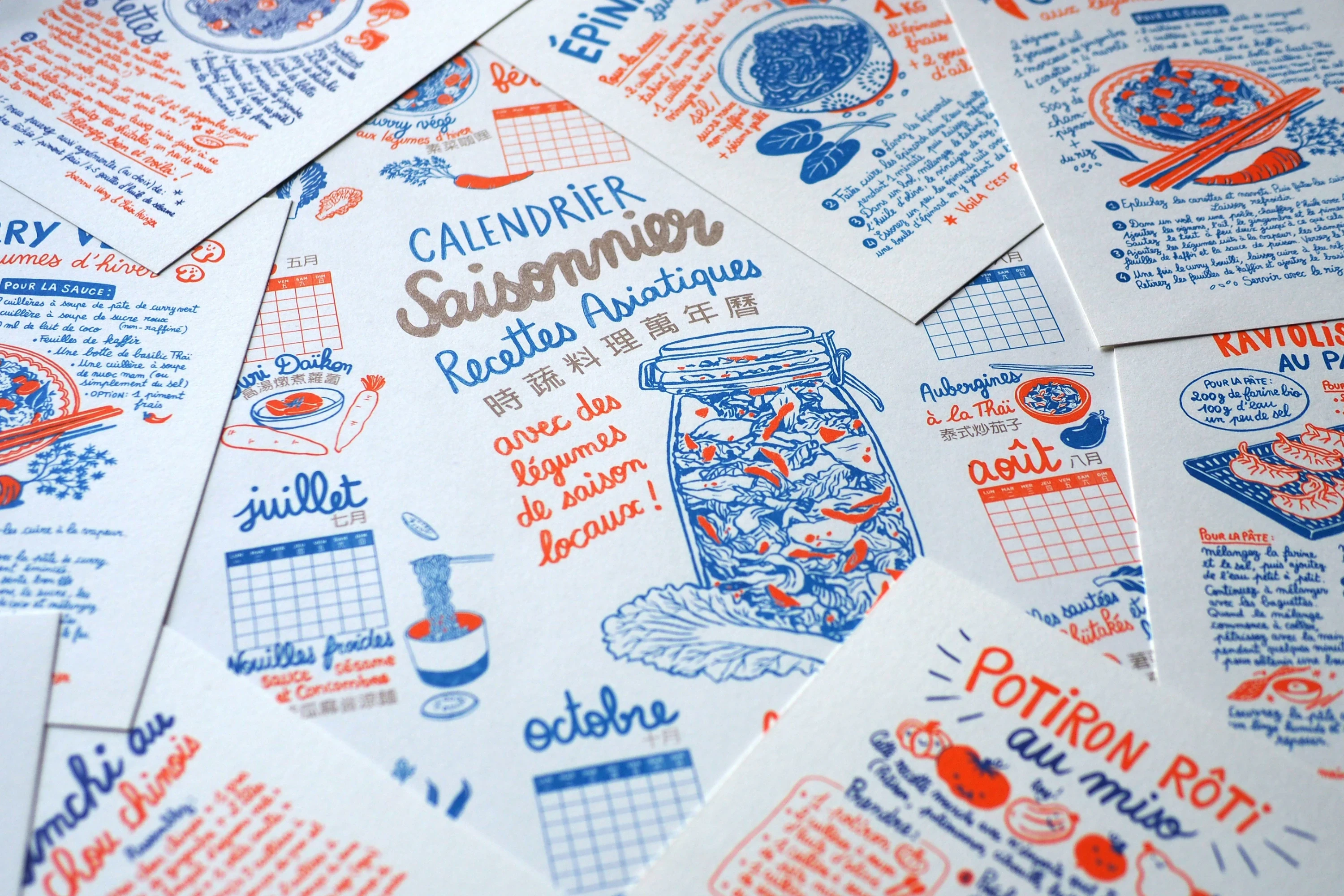 Print A3 - Calendrier Saisonnier